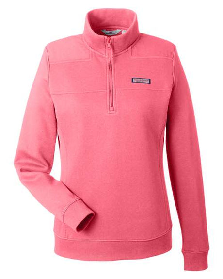 vineyard vines Women's Collegiate Shep quarter-zip sweatshirt designed for comfortable everyday layering