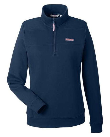 vineyard vines Women's Collegiate Shep quarter-zip sweatshirt designed for comfortable everyday layering