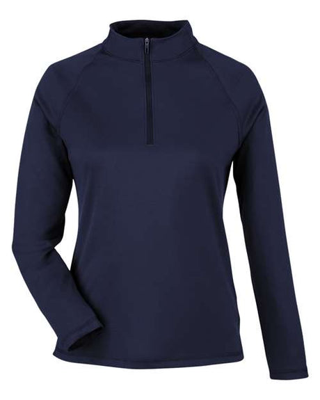 North End Women's Express Tech Performance Pique Quarter-Zip Pullover