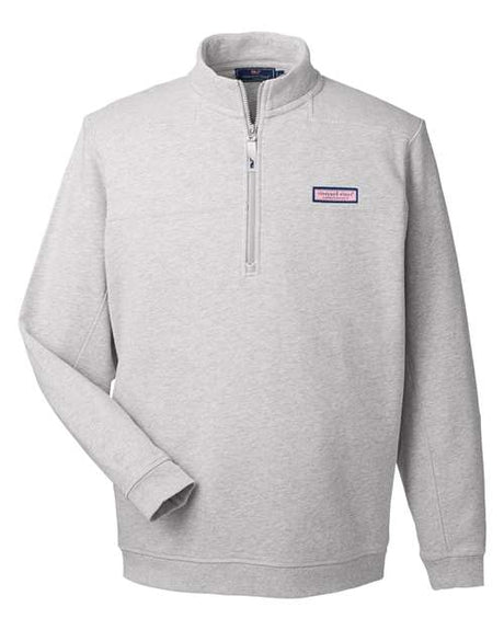 vineyard vines Men's Collegiate Shep quarter-zip sweatshirt for comfortable layered casual style