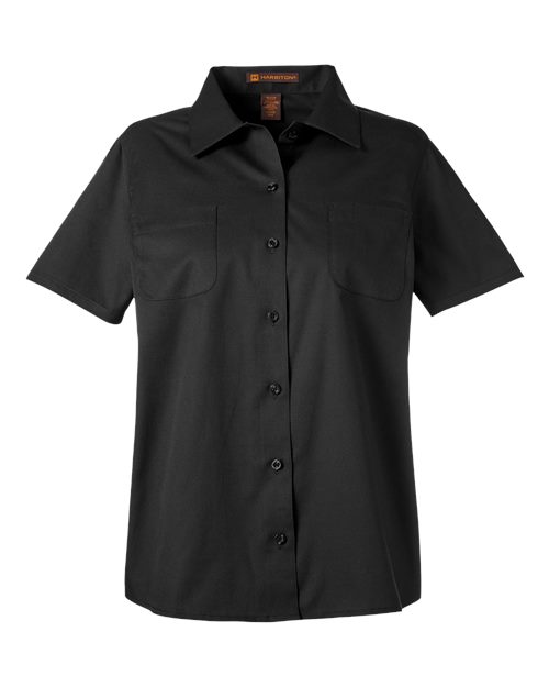 Harriton Women's Advantage IL Short Sleeve Dress Shirt