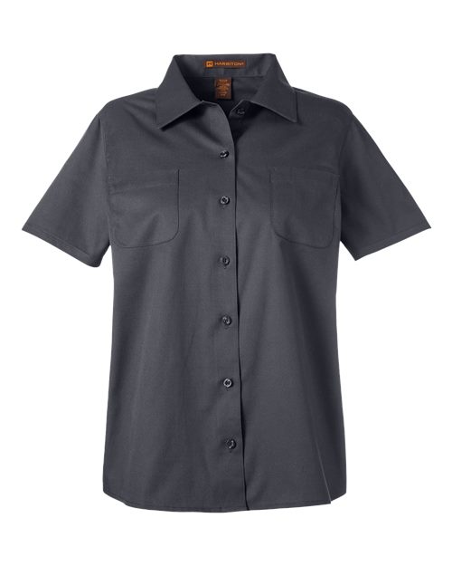 Harriton Women's Advantage IL Short Sleeve Dress Shirt