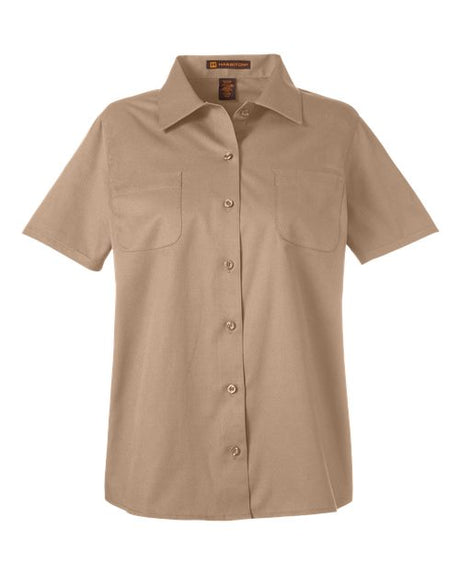 Harriton Women's Advantage IL Short Sleeve Dress Shirt