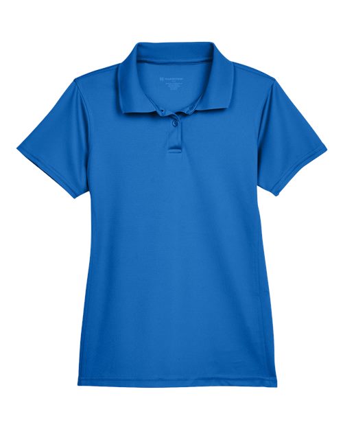 Harriton Women's Polyester Jersey Polo
