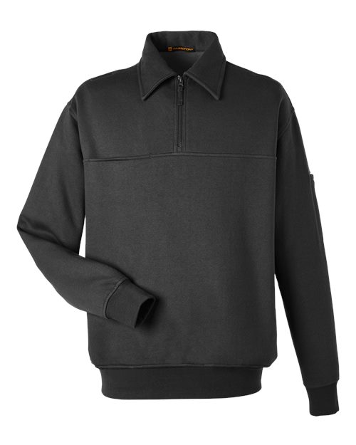 Harriton Unisex ClimaBloc Heavyweight Tactical Quarter-Zip Pullover