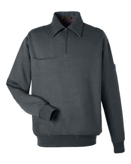 Harriton Unisex ClimaBloc Heavyweight Tactical Quarter-Zip Pullover