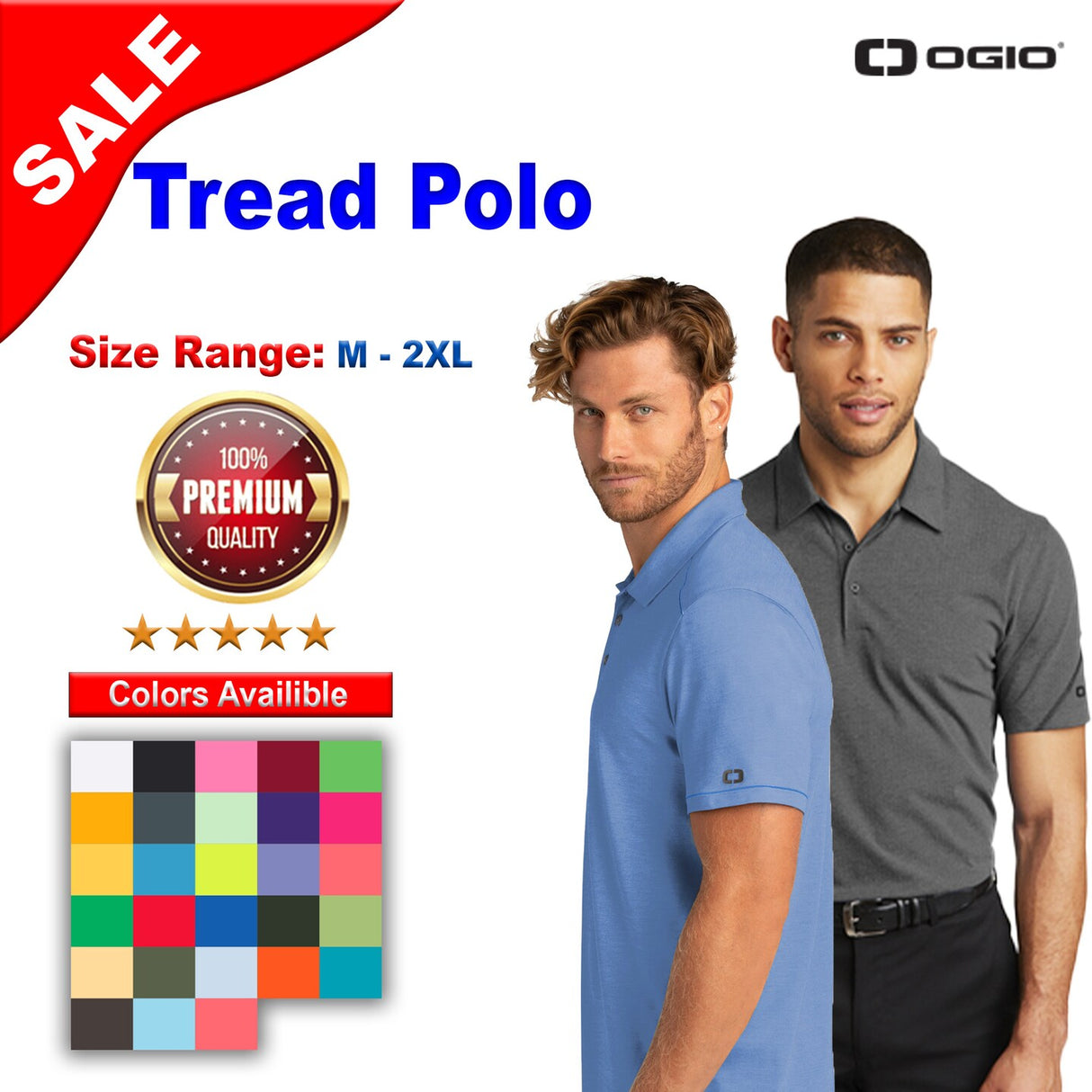 OGIO® Tread Polo