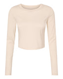 BELLA + CANVAS® Women's Micro Rib Boat Long Sleeve Baby Tee