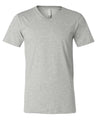 BELLA + CANVAS® Heather CVC Short Sleeve V-Neck Tee
