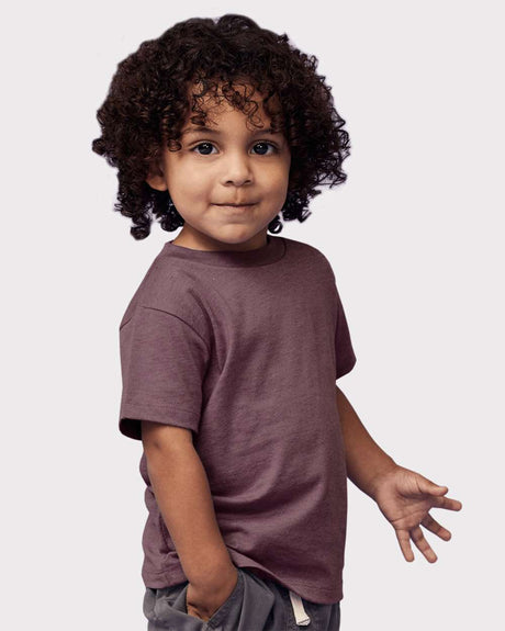 BELLA + CANVASÂ Toddler Jersey Crew Neck Shot Sleeve T-Shirt - 2T