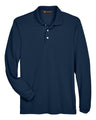 Harriton Men's Easy Blend Long Sleeve Polo