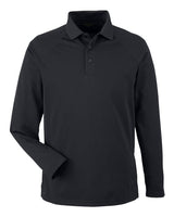 Harriton Men's Charge Snag and Soil Protect Long Sleeve Polo