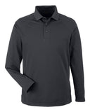 Harriton Men's Charge Snag and Soil Protect Long Sleeve Polo