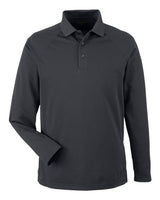 Harriton Men's Charge Snag and Soil Protect Long Sleeve Polo