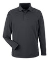 Harriton Men's Charge Snag and Soil Protect Long Sleeve Polo