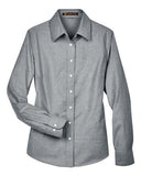 Harriton Women's Long Sleeve Oxford Dress Shirt