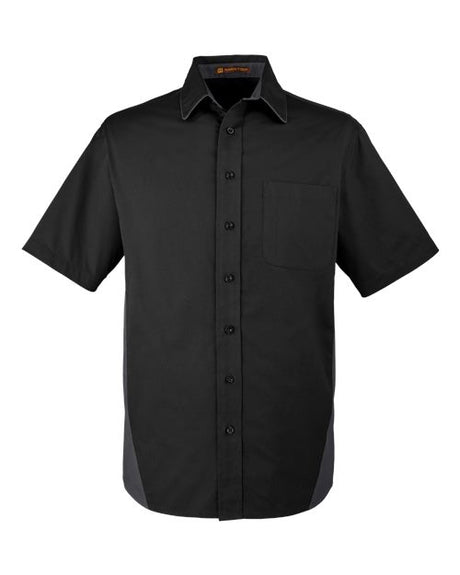 Harriton Men's Tall Flash IL Colorblock Shirt