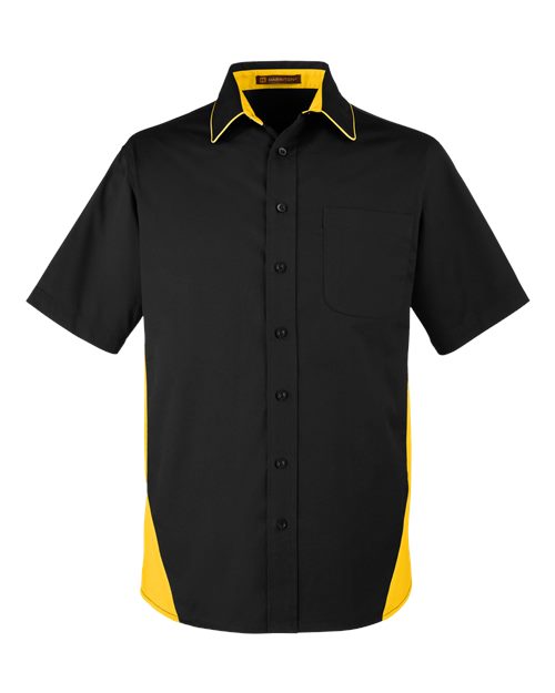 Harriton Men's Tall Flash IL Colorblock Shirt