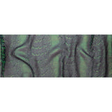 Metallic Double Layer Organza - Green and Blue Iridescent Stripes