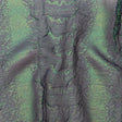 Metallic Double Layer Organza - Green and Blue Iridescent Stripes