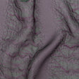 Metallic Double Layer Organza - Purple and Green Iridescent Stripes