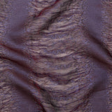 Metallic Double Layer Organza - Blue and Red Iridescent Stripes