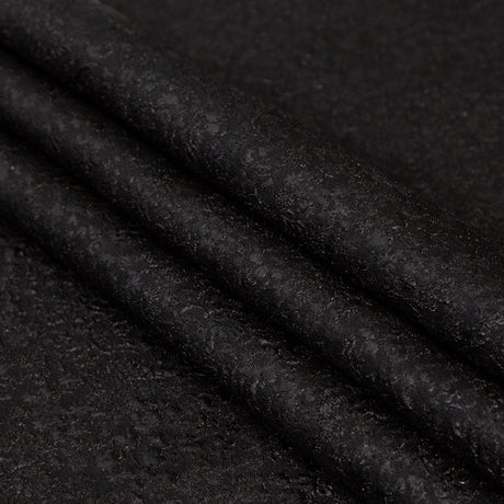 Metallic Black Luxury Floral Brocade