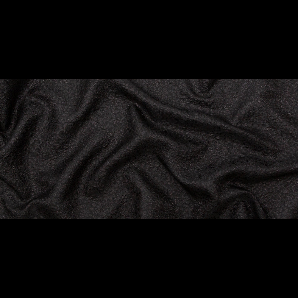 Metallic Black Luxury Floral Brocade