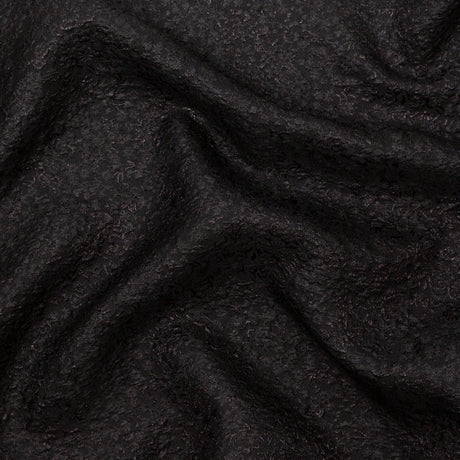 Metallic Black Luxury Floral Brocade