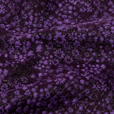 Metallic Purple Luxury Floral Brocade