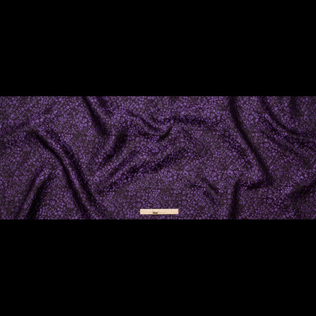 Metallic Purple Luxury Floral Brocade