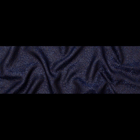 Metallic Royal Blue Luxury Floral Brocade