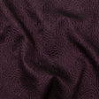 Metallic Aubergine Floral Double-Layer Organza Brocade