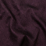 Metallic Aubergine Floral Double-Layer Organza Brocade