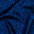 Metallic Royal Blue Floral Double-Layer Organza Brocade