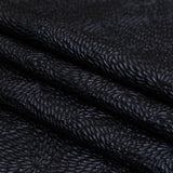 Metallic Black Floral Double-Layer Organza Brocade