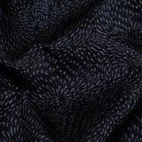 Metallic Black Floral Double-Layer Organza Brocade