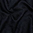 Metallic Black Floral Double-Layer Organza Brocade