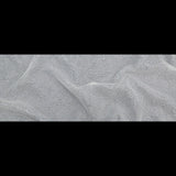 Luminous White Geometric Double-Layer Creped Organza Brocade
