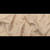Luminous Gold Geometric Double-Layer Creped Organza Brocade