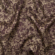 Aubergine and Gold Luxury Metallic Brocade