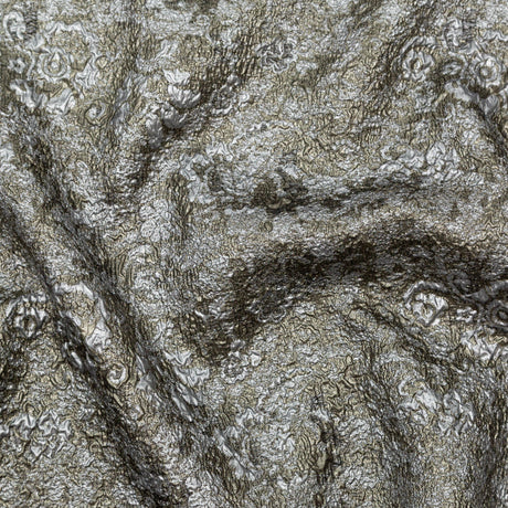 Silver and Pale Gold Luxury Metallic Brocade