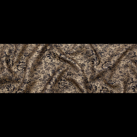 Blue and Gold Luxury Metallic Brocade