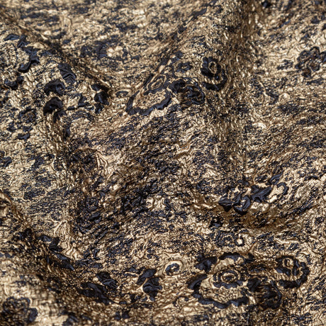 Blue and Gold Luxury Metallic Brocade