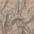 Sky Gray and Gold Abstract Luxury Metallic Brocade