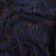 Navy and Glistening Grape Abstract Luxury Metallic Brocade
