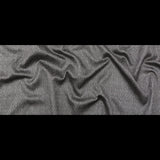 Metallic Silver on Black Abstract Luxury Brocade