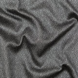 Metallic Silver on Black Abstract Luxury Brocade
