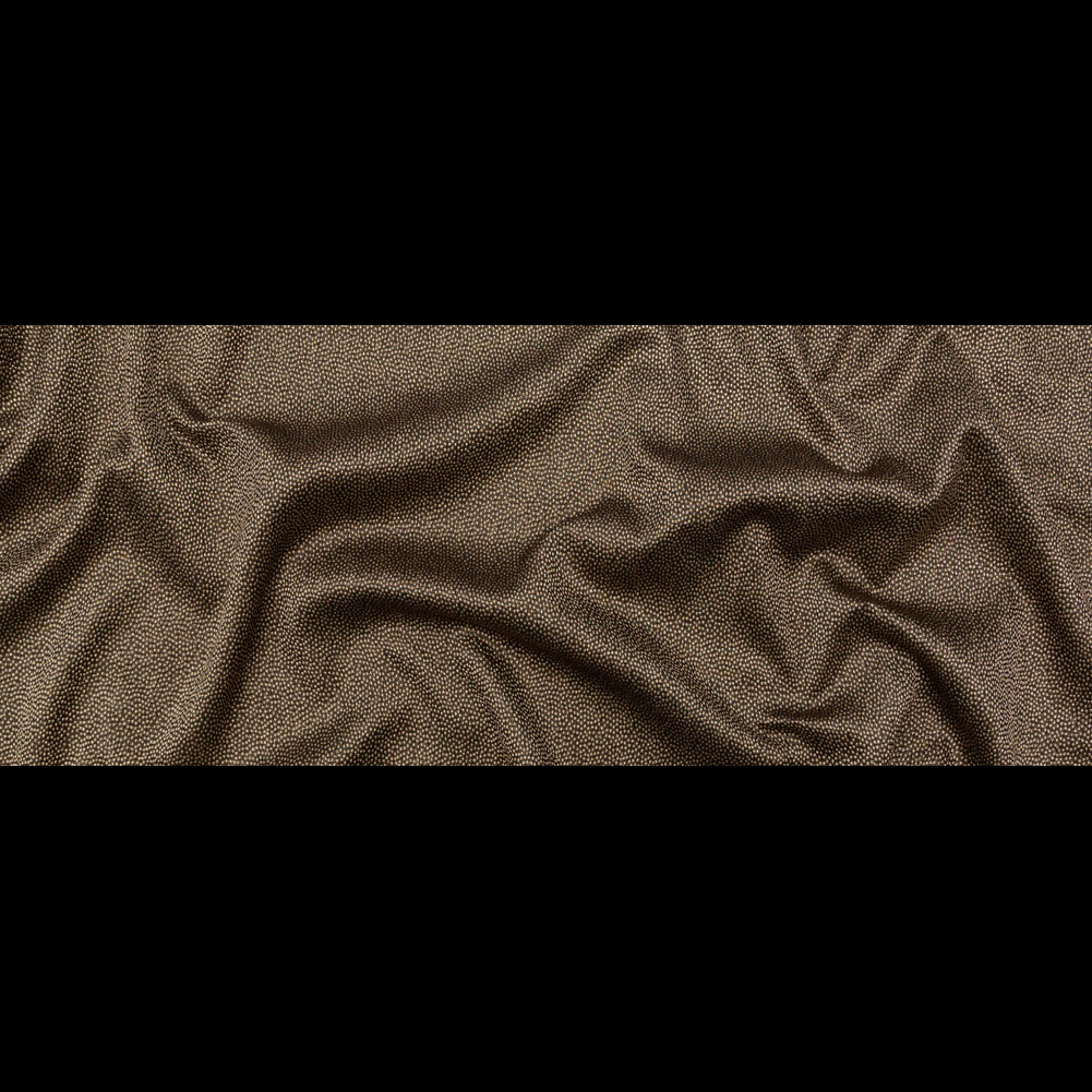 Metallic Gold on Black Abstract Luxury Brocade