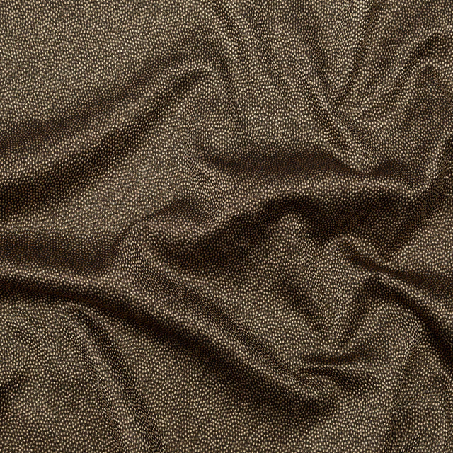 Metallic Gold on Black Abstract Luxury Brocade